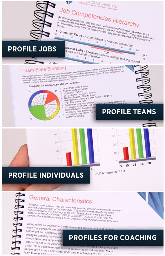 DISC Behavioural Reports for People & Jobs
